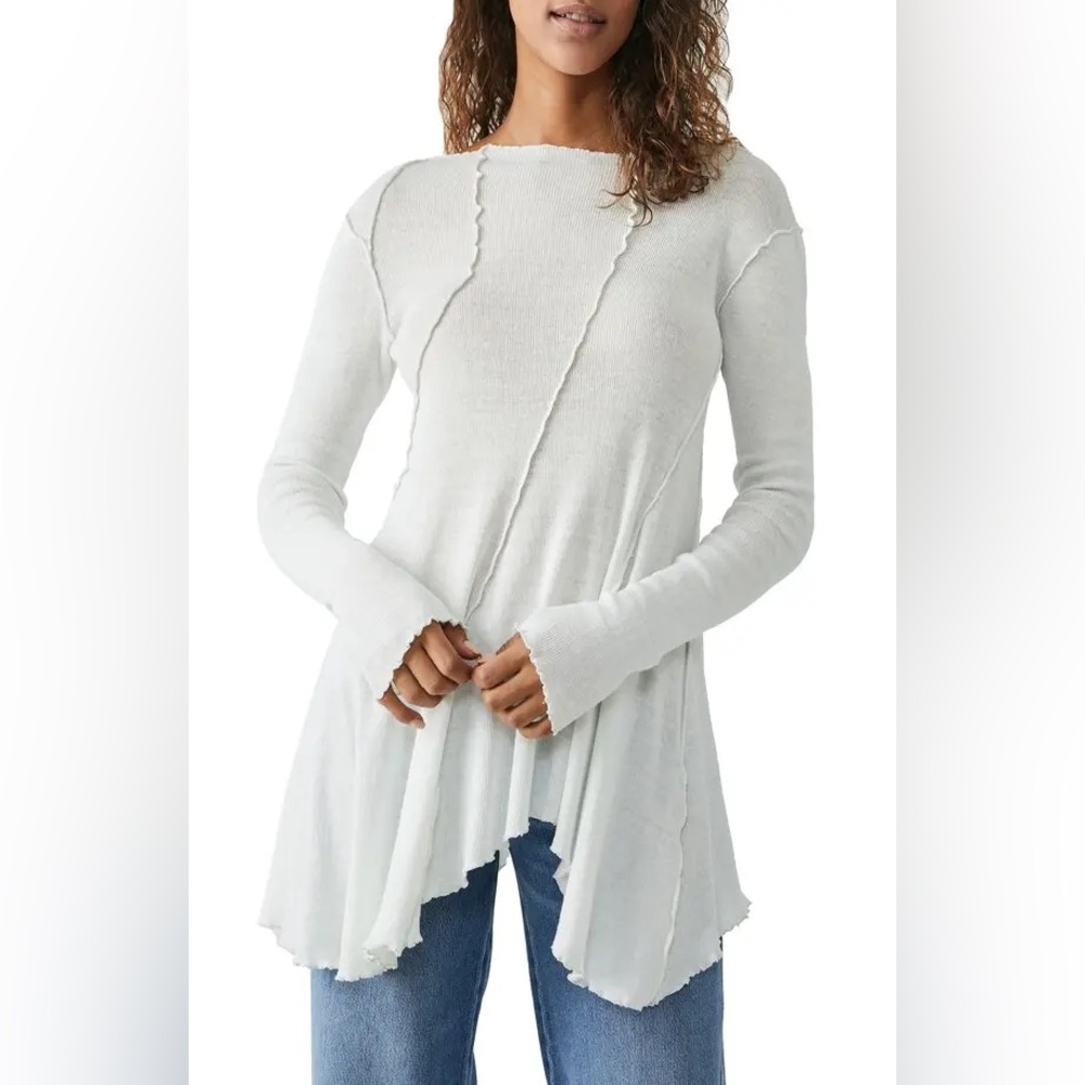 Free People Full Swing Tunic - Size medium in white